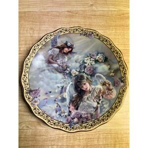 Authentic "Heaven's Blossoms" Decorative Collector's Plate by Sandra Kuck